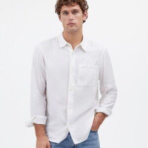 NWT Madewell The Perfect Shirt in Softdrape Twill - Size: Medium